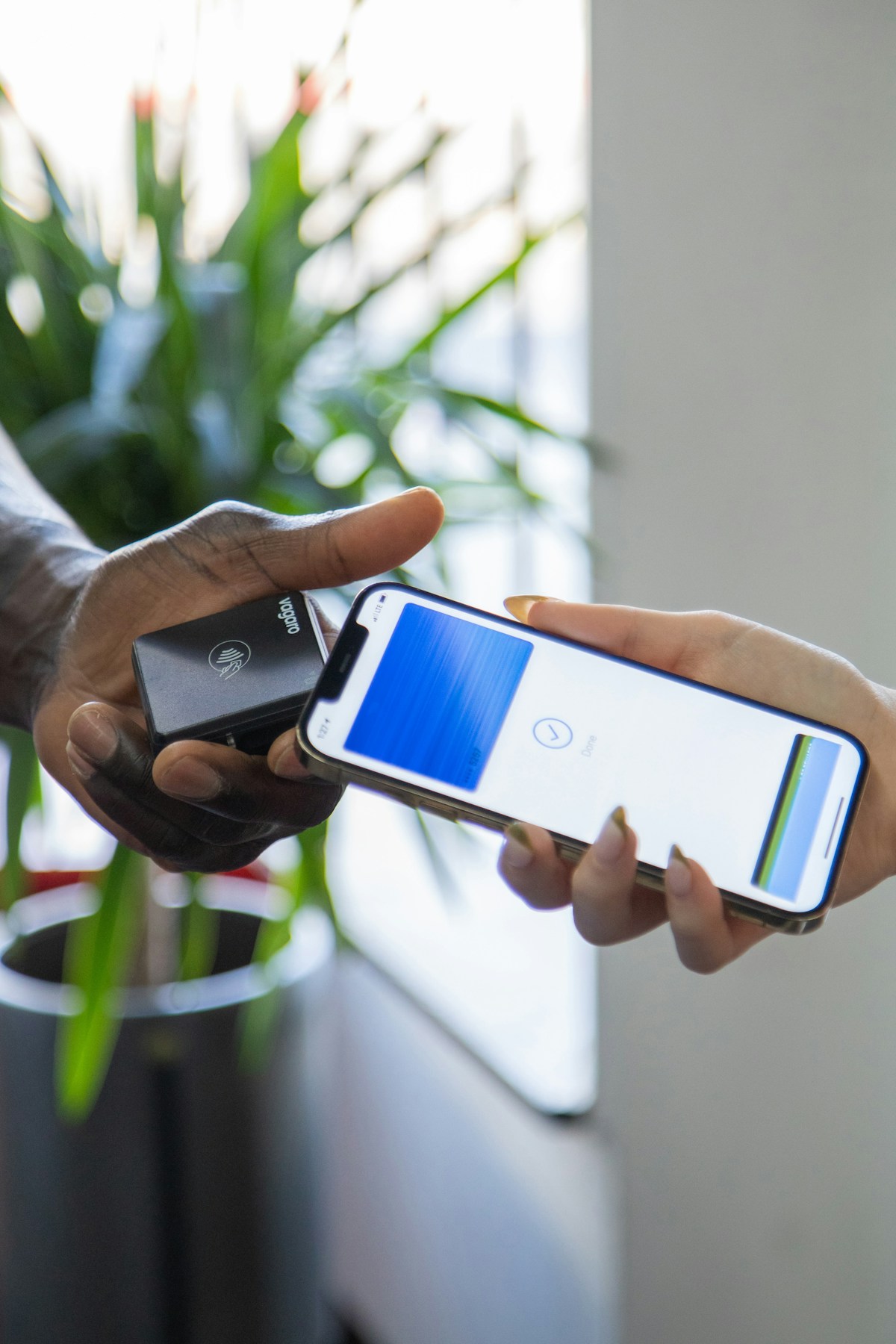 Betaling med Apple Pay via mobiltelefon